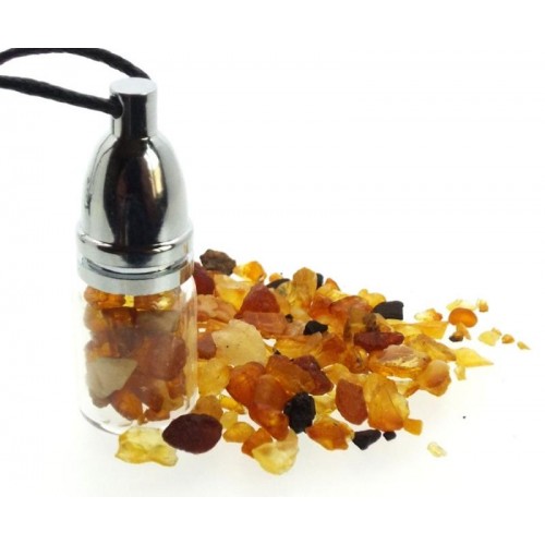 Baltic Amber Mojo Bottle Pendant